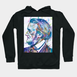 RICHARD WAGNER - watercolor portrait .4 Hoodie